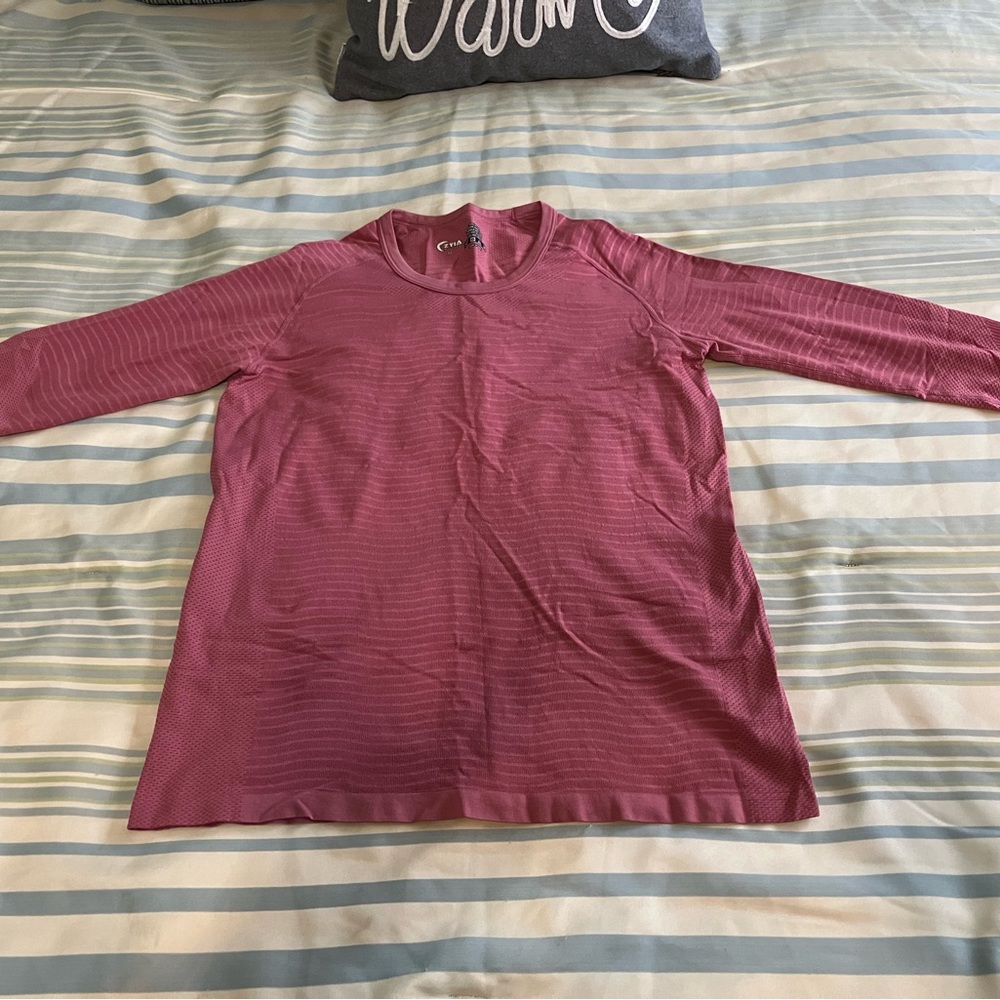 Zyia poppy waves 3/4 sleeve T in M